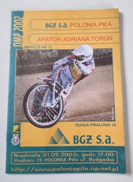 PROGRAM POLONIA PIŁA - APATOR TORUŃ 2002