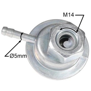 ТОПЛИВНЫЙ КРАН ВАКУУМНОГО СКУТЕРА РЕЗЬБА М14