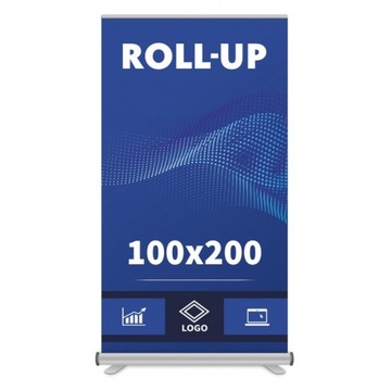 ROLL-UP 100x200cm JAKOŚĆ PROJEKT GRATIS