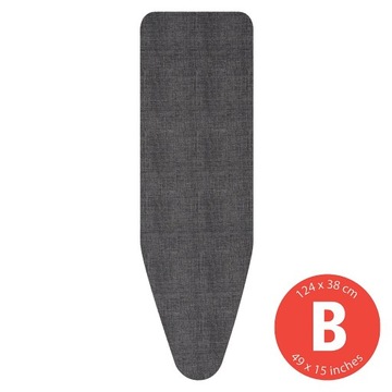 BRABANTIA - Pokrowiec na deskę do prasowania - rozmiar B - Denim Black