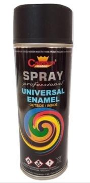 SPRAY Farba Champion Czarny połysk