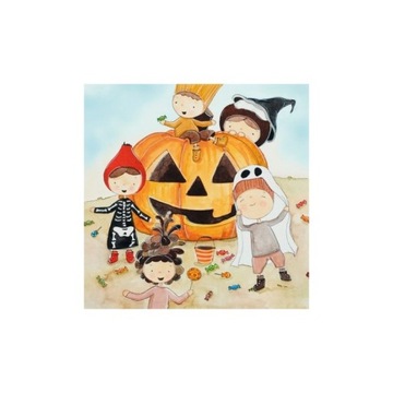 Dzieci podczas Halloween/ jedna sztuka