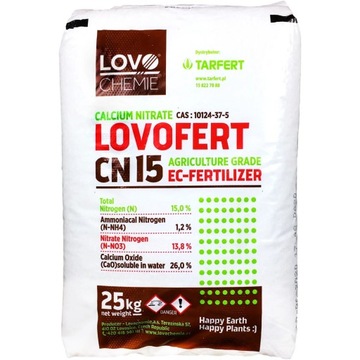 Lovofert CN15+B - saletra wapniowa polowa czeska z borem 25kg