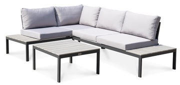 Narożnik Ogrodowy Tarasowy FREEMONT Light Grey