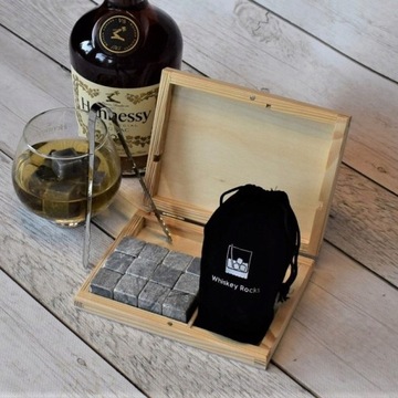 Kamienie Lodowe Kamienne Kostki 12szt + Szczypce