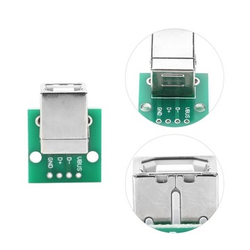 10 ШТ. РАЗЪЕМ USB B 4-КОНТАКТНЫЙ РАЗЪЕМ ПЕЧАТНОЙ ПЛАТЫ