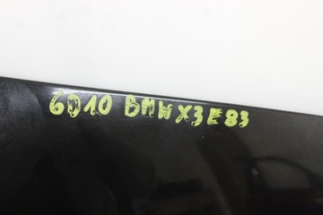 BMW X3 E83 03R- KAPOTA KRYT MOTORU 475