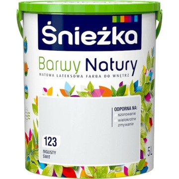 FARBA ŚNIEŻKA BARWY NATURY MGLISTY ŚWIT 5L