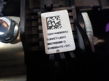 RENAULT FLUENCE AIRBAG ULOŽENÍ ŘIDIČE 985700006