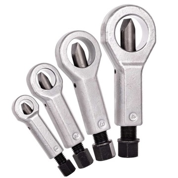 НАБОР ФРЕЗ НАБОР ГАЙКОРЕЗОВ 4 ДЕТАЛИ КОРПУС 9-27ММ