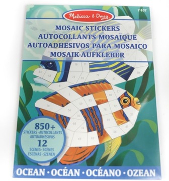 Zestaw kreatywny naklejki Ocean