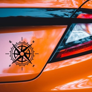 Наклейка на автомобиль КОМПАСС Путешественник, Хобби 15 см Водонепроницаемое украшение