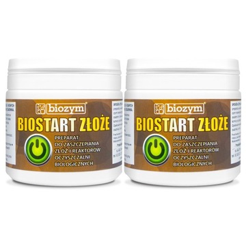 STARTER do Oczyszczalni BIOLOGICZNEJ Bakterie TLENOWE BioStart ZŁOŻE 2 szt.