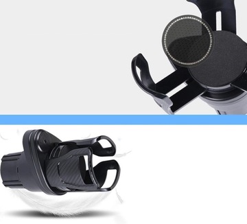 АВТОМОБИЛЬНЫЙ ДЕРЖАТЕЛЬ ДЛЯ НАПИТКОВ ВРАЩАЮЩИЙСЯ НА 360° 2В1 С ПРОТИВОСКОЛЬЗЯЩИМ КОВРИКОМ