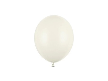 Balony kremowe na Urodziny Komunię Roczek Chrzest Wesele 12cm 100 sztuk