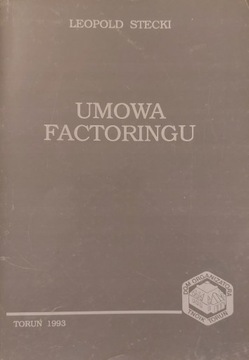 UMOWA FACTORINGU LEOPOLD STECKI 1993