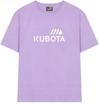 KUBOTA T-Shirt Unisex L fioletowy