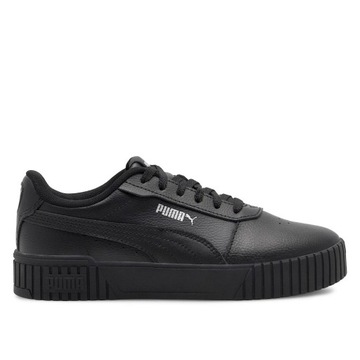 Buty damskie młodzieżowe sneakersy czarne PUMA CARINA 2.0 38618510 37