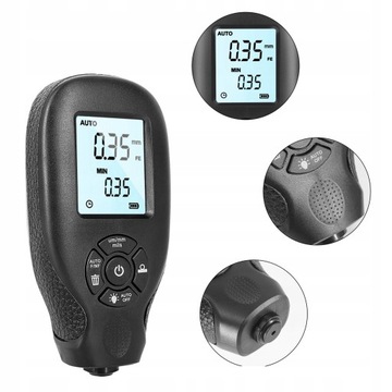 МЕТР, ЖК-ТЕСТЕР ТОЛЩИНЫ КРАСКИ 0 ~ 2000 мкм