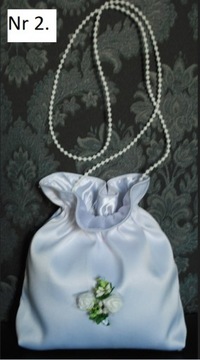 śliczna TOREBKA komunijna na ramię worek TOREBKI