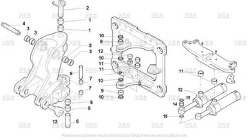 SWORZNIE TULEJE CAŁY TYŁ NEW HOLLAND LB 90 110 115