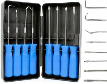 SZPIKULCE HACZYKI DO ORINGÓW USZCZELEK ZESTAW 8EL.