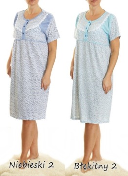 Комфортная хлопковая ночная рубашка ELA MEGA PLUS SIZE