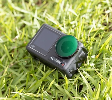 Набор из 3-х поляризационных фильтров CPL + UV + серый ND16 для DJI Osmo Action 4