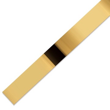 ДЕКОРАТИВНАЯ ЗОЛОТАЯ ПЛОСКАЯ ДЕКОРАТИВНАЯ ПОЛОСКА ПВХ 21 ММ