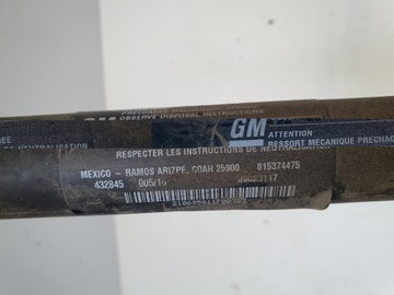 OPEL ASTRA K KOMBI VZPĚRY/TLAKOVAČE KRYT ELEKTRICKÉ