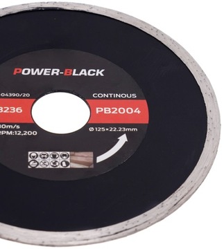 НЕПРЕРЫВНЫЙ АЛМАЗНЫЙ ДИСК ДЛЯ РЕЗКИ ПЛИТКИ 125 ММ