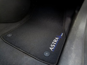 ВЕЛУРОВЫЕ КОВРИКИ OPEL ASTRA H (2004-2014) + ВЫШИВКА