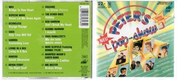 Peter's Pop Show CD 1987 Sandra Wax Den Harrow
