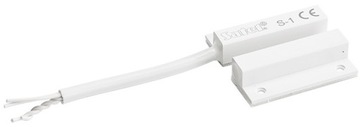 S-1 BIAŁA CZUJKA MAGNETYCZNA KONTAKTRON SATEL