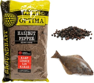 Zanęta Profess Optima 1kg HALIBUT I PIEPRZ