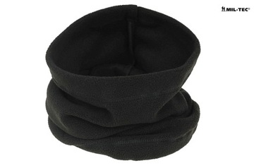 ФЛИСОВАЯ ЮБКА на кулиске ШАПКА, ШАРФ - Черный