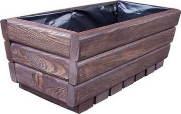 Skrzynka na Taras Donica 56 cm Palisander