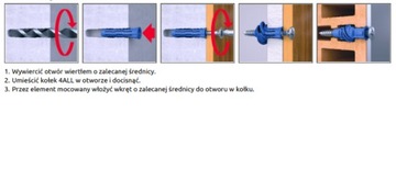 ВИНТ 4ALL FI 6x50мм 4,5x60мм 50шт.