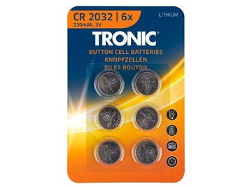 Bateria litowa Tronic CR2032 6 szt.