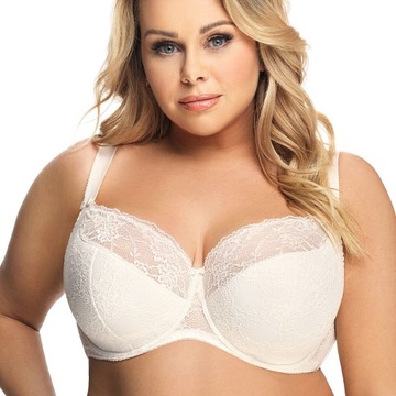 Gorsenia K357 Blanca ecru 90C Biustonosz SEMI SOFT