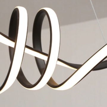 СОВРЕМЕННЫЙ КОЛЬЦЕВОЙ СВЕТОДИОДНЫЙ ПОТОЛОЧНЫЙ СВЕТИЛЬНИК, ЧЕРНЫЙ + ДИСТАНЦИОННОЕ УПРАВЛЕНИЕ