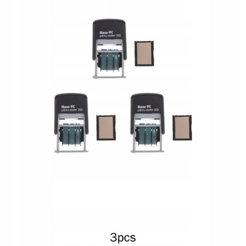 3x Stempel Z Datą Nadający Się Do Nadruku
