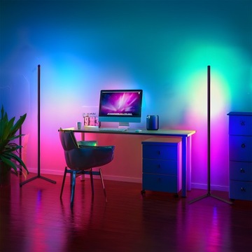 RGB LED УГЛОВОЙ ТОРШЕР ДИСТАНЦИОННЫЙ APKA