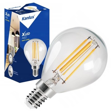 Żarówka ozdobna przeźroczysta LED 4,5W 2700K E14