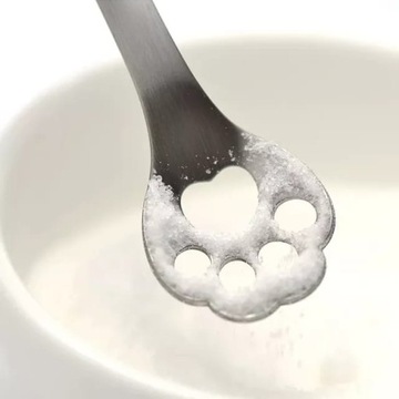 CAT'S PAW SPOON 2 котёнок GoWo - ПОДАРОК ​​ДЛЯ КОШЕЧНОЙ ВЕЧЕРИНКИ СЕРЕБРЯНЫЙ кот