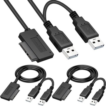 Adapter USB na SATA USB2.0 na SATA do laptopa, CD, DVD, Romów, napęd optycz