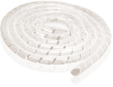 Organizer maskownica osłona kabli 15mm bezbarwna