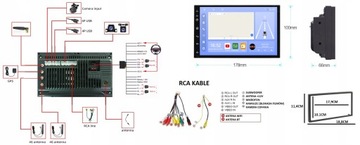 RADIO GPS 2DIN ANDROID USB RDS CARPLAY 8/256GB SIM