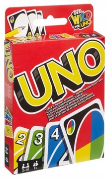 KARTY UNO GRA KARCIANA TOWARZYSKA 7+ Mattel