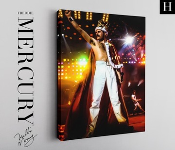 Картина на холсте Фредди Меркьюри Queen Queen 70x50см ХИТ